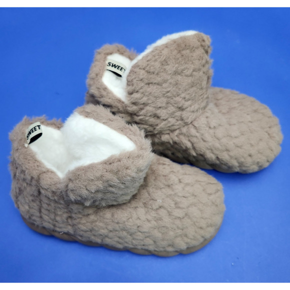 Women's Comfort Warm Indoor Outdoor Fleece Bootie Slippers size 8 (38-39) - Picture 1 of 8